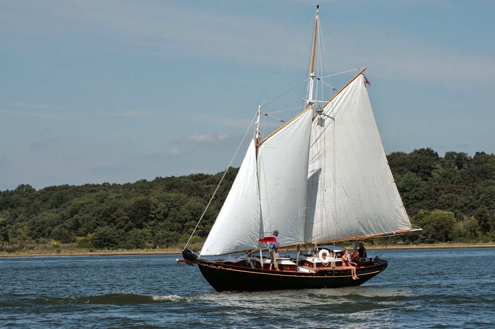 Relaxing at Anchor