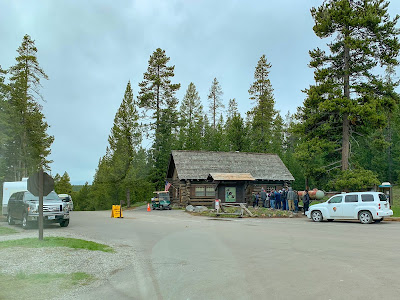 Mammoth Hot Springs to Montana